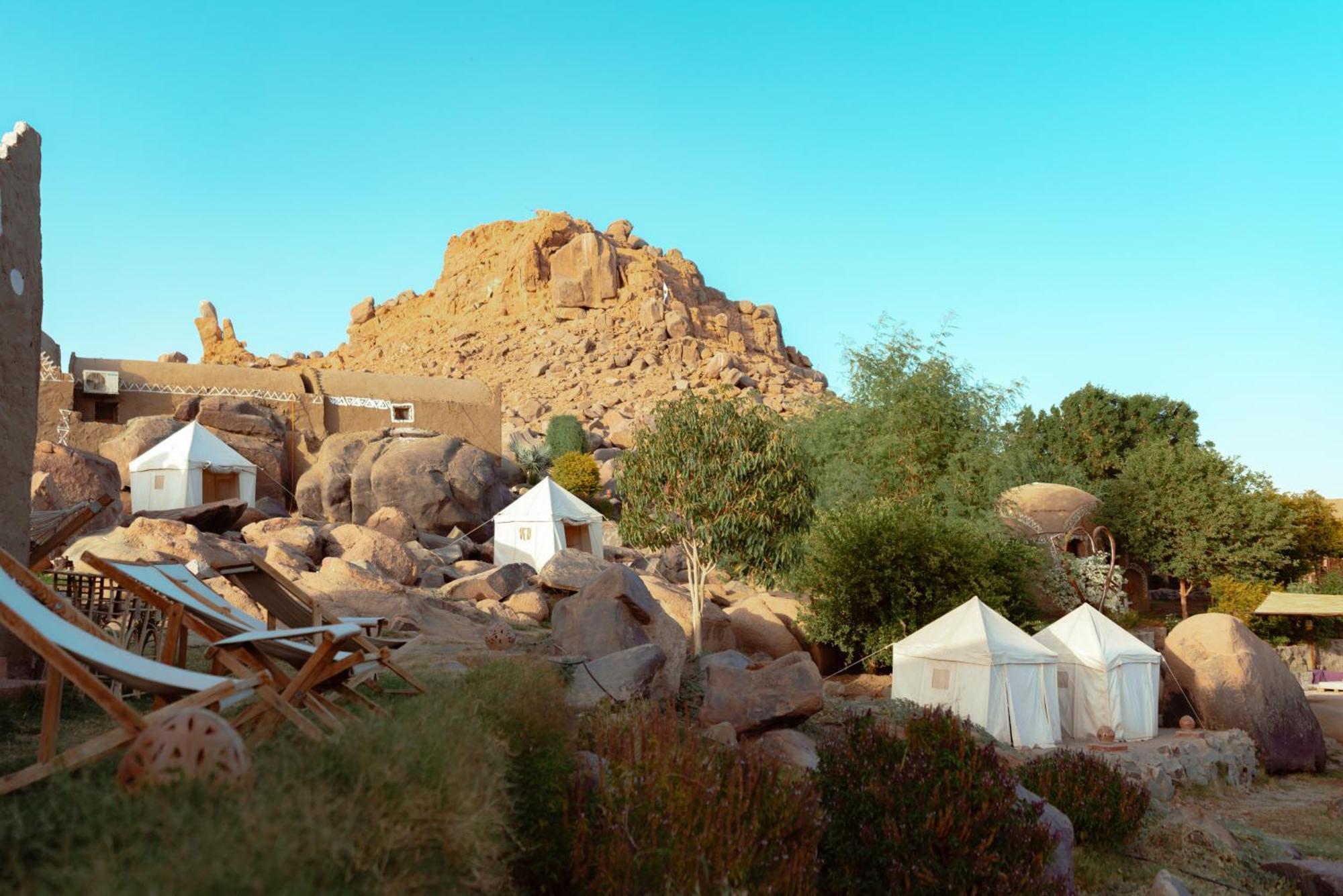Krouma Camp & Ecolodge Assuan Exterior foto